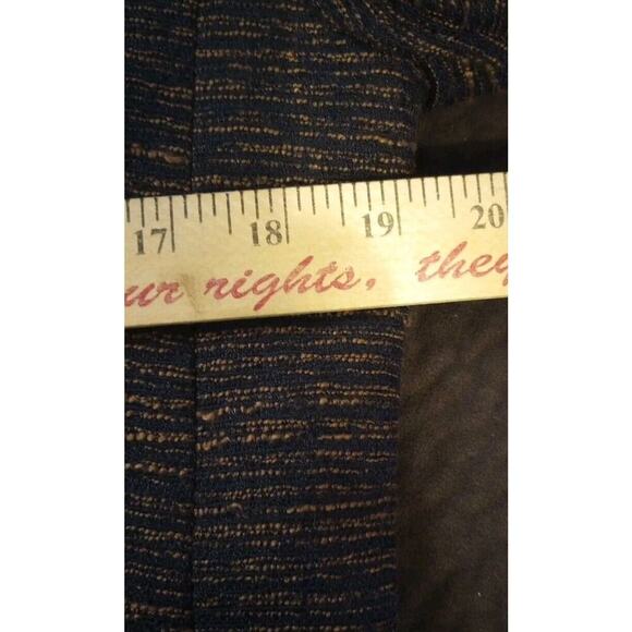 Coldwater Creek Tweed Blazer NWT Black Bronze Streamline Jacket Women's S 6-8 - Picture 10 of 11